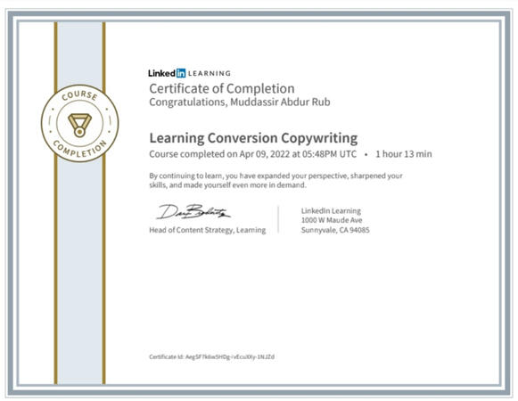 Copyhackers Conversion Copywriter