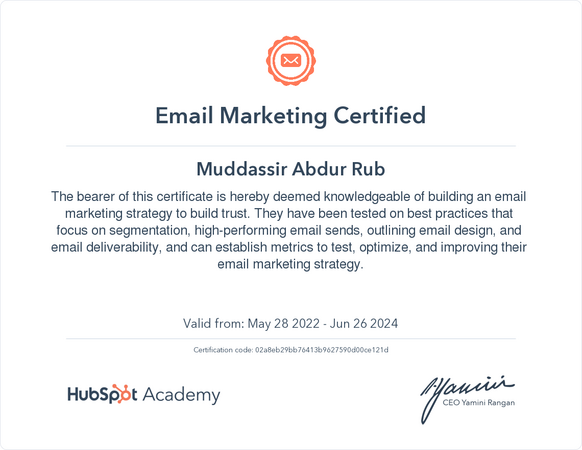Hubspot Email Marketer